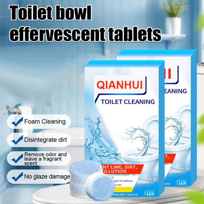 ✨ Toilet Cleaning Tablet - Toilet Deodorizer Bathroom Cleaner Tablet 😍 (Pack of 10)