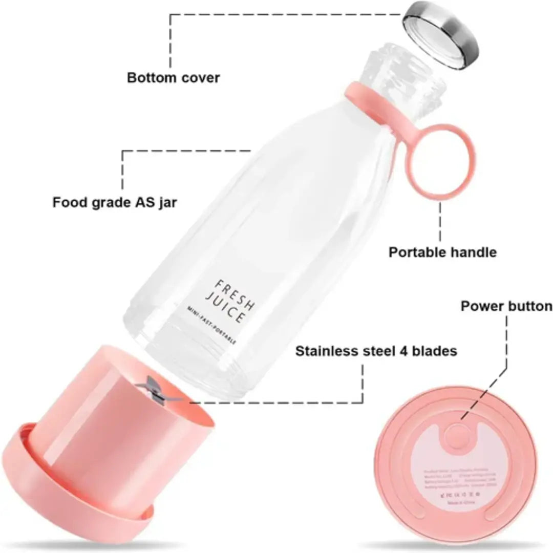 Premium Portable Rechargeable Blender fresh juice Bottle Leakproof & Stylish