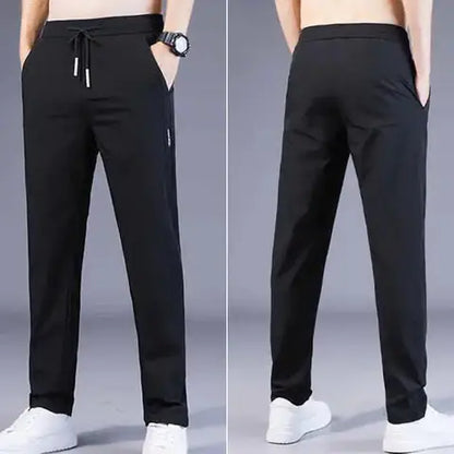 PREMIUM MEN'S HIGH STRETCH SKINNY LYCRA PANTS (Buy 1 Get 1 FREE) (Black & Gray)