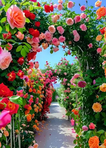 🌹 Elegant Climbing Rose Flower Seeds- Rare Seeds (FREE Plant Growth Supplement)