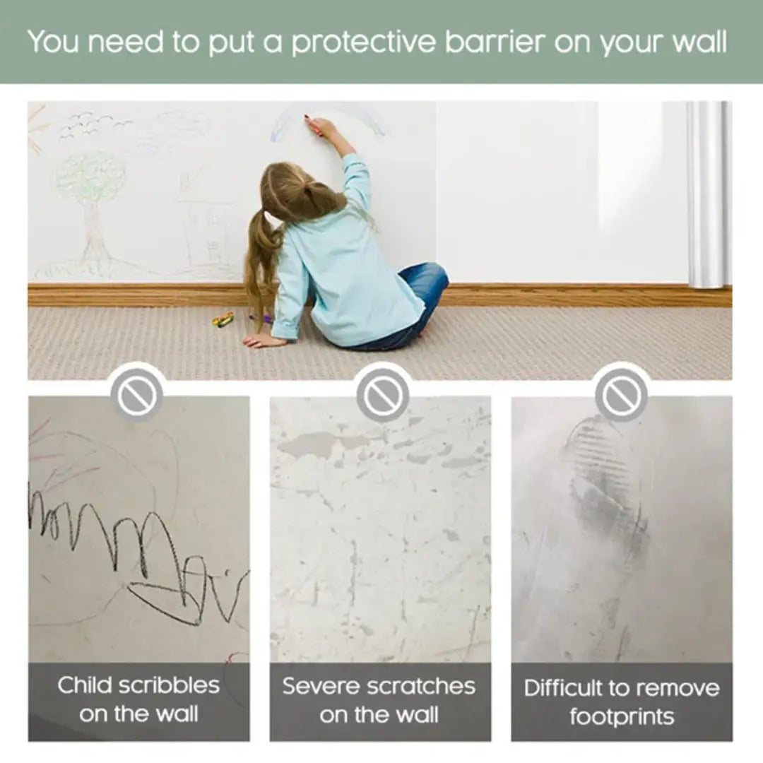 Self Adhesive Transparent Electrostatic Wall Film (Buy 1 Get 1 FREE)